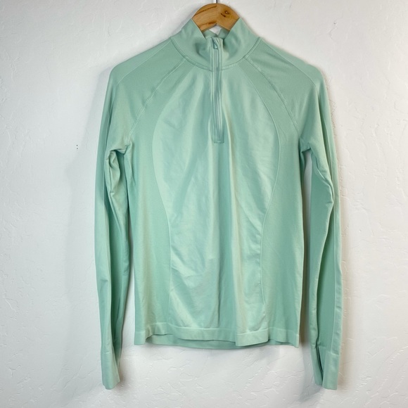 Sweaty Betty Athlete Seamless Half Zip Long Sleeve Athletic Top - Picture 3 of 16